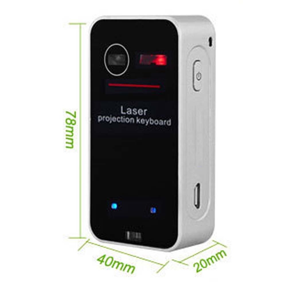 Portable Bluetooth-compatible Laser keyboard Wireless Virtual Projection keyboard for Android Smart Phone  Tablet PC Not #8