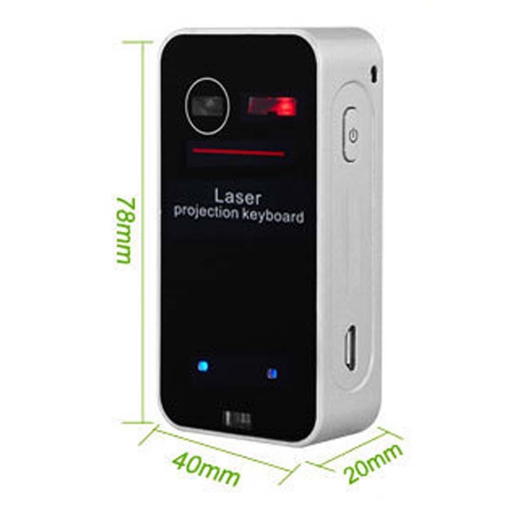 Portable Bluetooth-compatible Laser keyboard Wireless Virtual Projection keyboard for Android Smart Phone Tablet PC Not #8