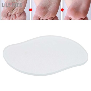 Lily PERS Double‑Sided Glass Foot Callus Remover Dead Skin Keratin Pedicure Rough Scrubber