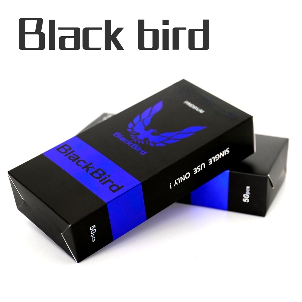 50 ชิ้น/กล่อง Black bird Tattoo Tools อุปกรณ์เสริมซัพพลาย (สั่งซื้อจัดส่งตลอด 24 ชั่วโมง)