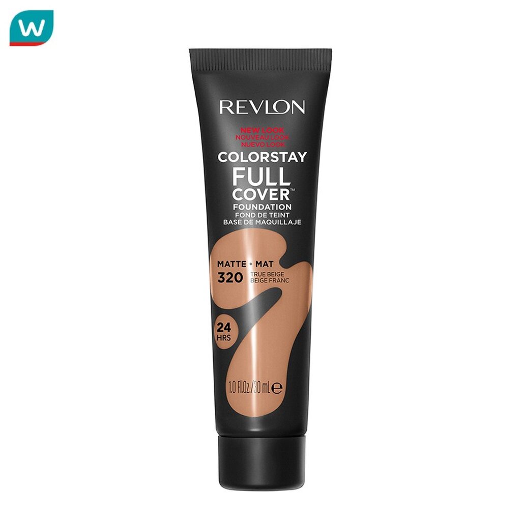 Revlon เรฟลอน คัลเลอร์สเตย์ ฟูล โคเวอร์ ฟาวเดชั่น SPF10 30มล. 320 ทรู เบจ