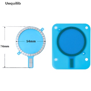 【Uequilib】สติกเกอร์แม่เหล็กติดชาร์จไร้สาย Diy สําหรับ Apple 13 12