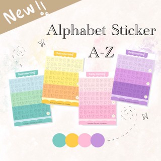 สติ๊กเกอร์ตัวอักษร Alphabet พร้อมส่ง