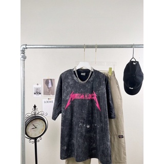 เสื้อยืดผ้าฟอก ป้ายAll lN Oversize งานผ้า Cotton 100% ชาย-หญิง