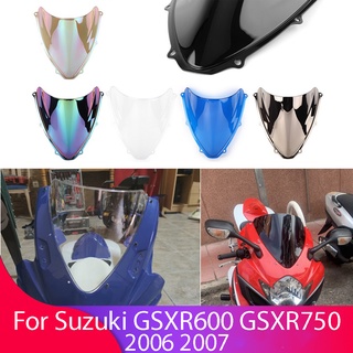 บังลมพลาสติก ABS อุปกรณ์เสริม สําหรับ SUZUKI GSXR GSX-R 600 750 GSX-R600 GSX-R750 GSXR600 GSXR750 2006-2007 K6