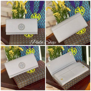 💕 Tory Burch Trifold Wallet กระเป๋าสตางค์ผู้หญิง กระเป๋าเงิน เรียบหรู งานoutletแท้