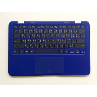 DELL Keyboard คีย์บอร์ด DELL Inspiron 11-3000 11-3162 3164 สีฟ้า TH-EN