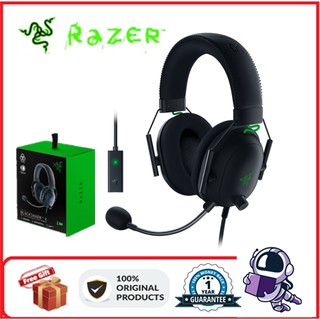 ชุดหูฟัง Razer Blackshark V 2 X / V2 7 . 1 Surround Sound Usb สําหรับเล่นเกม