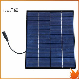 12V 5.2W Mini Solar Panel Polycrystalline Solar Cells Silicon Epoxy Solar DIY ule System Battery Charger + DC output