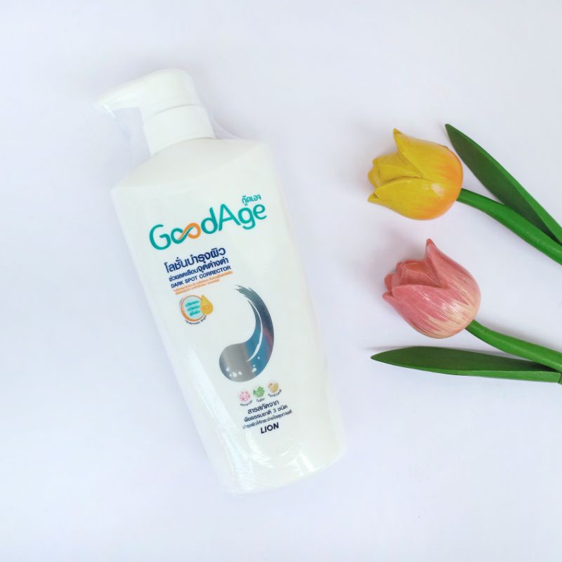 กู๊ดเอจ โลชั่นบำรุงผิว ช่วยลดเลือนจุดด่างดำ GoodAge Dark Spot Corrector Anti-oxidant Body Lotion 400 มล.