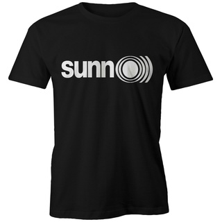 เสื้อยืดโอเวอร์ไซส์รายละเอียดเกี่ยวกับ SUNN O)) โลโก้โลหะ รูปโดรน เพลงบรรยากาศS-3XL