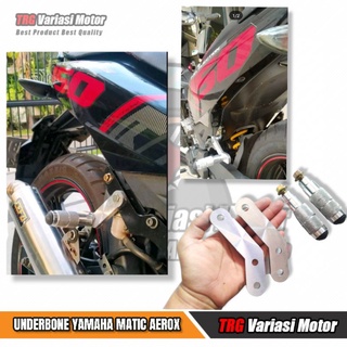 Underbone Aerox TRG 2 ชุด สีเงิน และสีดํา