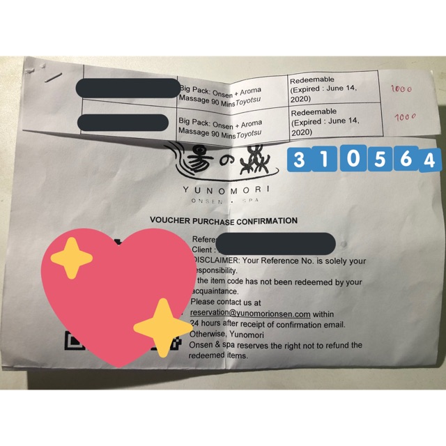 ขาย‼️ Voucher Yunomori onsen & spa