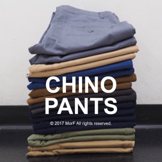 Basic Chino Pants กางเกงขายาว กระบอกเล็ก