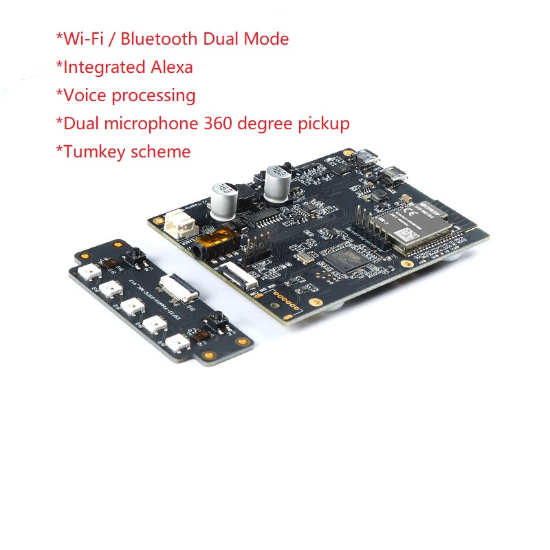 ESP32 voice development board, integrated Alexa solution, ESP32-Vaquita-DSPG module development boar