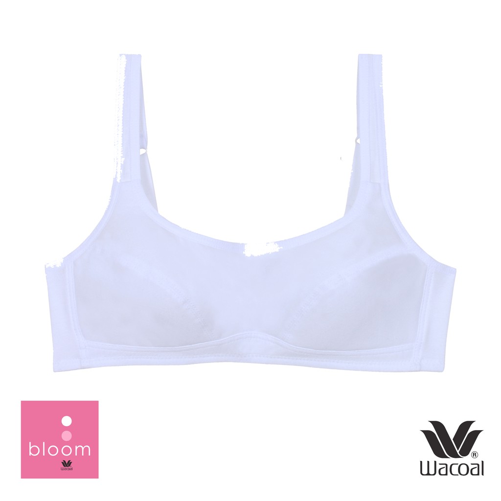 Wacoal Bloom Bra Step 3 รุ่น WB1X38 ไม่มีโครง สีขาว (WH)