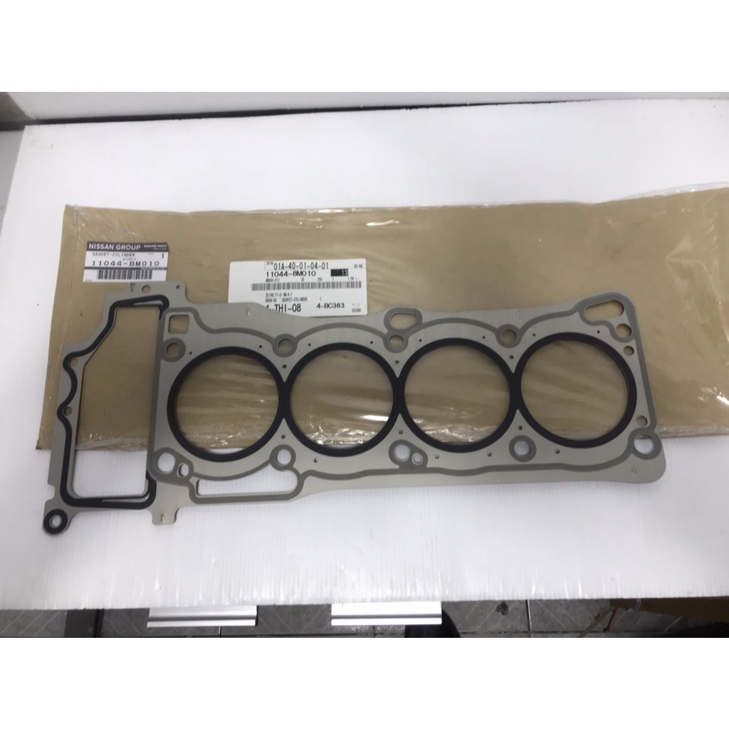 ประเก็นฝาสูบ NISSAN NEO เครื่องยนต์ QG16 11044-8M010 ( เป็นอะไหล่แท้นิสสัน )