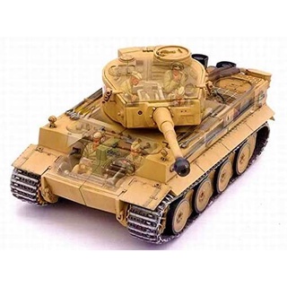 โมเดลรถถัง Targa German Tiger I Desert Yellow 1/48 Tank Model KIT