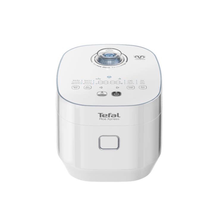 TEFAL หม้อหุงข้าว Xpress Fuzzy (750 วัตต์, 1.2 ลิตร, สีขาว) รุ่น RK5221
