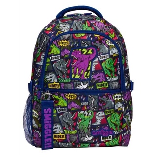 Smiggle Bright Side Classic Attachable Backpack - Dinosaur Stomp พร้อมส่งในไทย