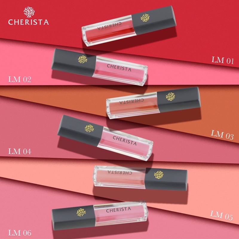 Cherista (18 เฉดสี) เฌอริสต้า มินิ ของแท้100% (พร้อมส่ง)(มีCOD) เนื้อแมท ขนาดพกพา ลิปคืนชีพปาก ลิปจิ้มจุ่ม