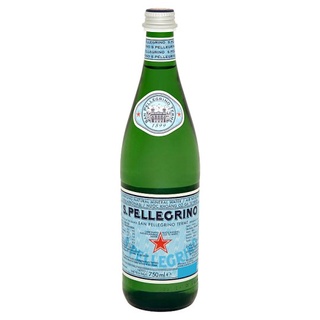 🔥ยอดนิยม!! ซาน เพลลีกรีโน น้ำแร่ธรรมชาติชนิดมีฟอง 750มล. San Pellegrino Sparkling Natural Mineral Water 750ml