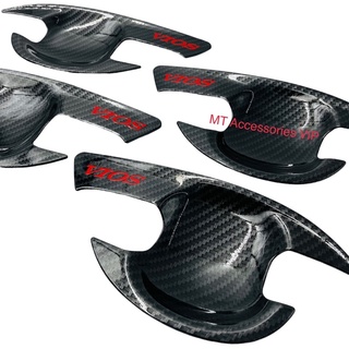 vios วีออส ปี2013-2023 เบ้ากันรอย ลายแคฟล่าโลโก้แดงF