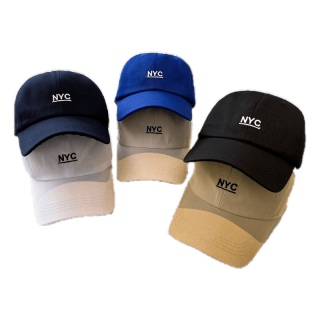 หมวกแก๊ป หมวกแก๊ปเบสบอล ปัก NYC (มี 6 สีให้เลือก)