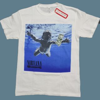 เสื้อยืดวง​ NIRVANA nervermind ในตำนาน​ ลิขสิทธิ์​2020