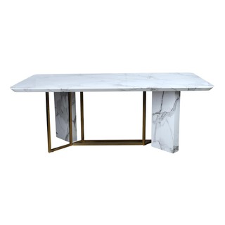 โต๊ะอาหาร FURDINI AESTIC F-1171 สีขาว โต๊ะทานข้าว DINING TABLE FURDINI AESTIC WHITE เฟอร์นิเจอร์ห้องอาหาร เฟอร์นิเจอร์ ข