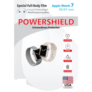 ฟิล์มรอบตัวพิเศษ Apple Watch Series 8 และ Series 7 by POWERSHIELD ฟิล์มบอดี้ กันรอยขอบ คลุมบอดี้เนียนที่สุด!