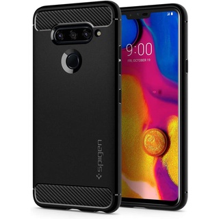 SPIGEN เคส LG V40 ThinQ Rugged Armor : Matte Black