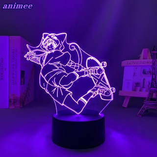 โคมไฟกลางคืน Led ลายการ์ตูนอนิเมะ The Infinity Miya SK8 3d สําหรับตกแต่งห้องนอนเด็ก SK8 The Infinity+G*F