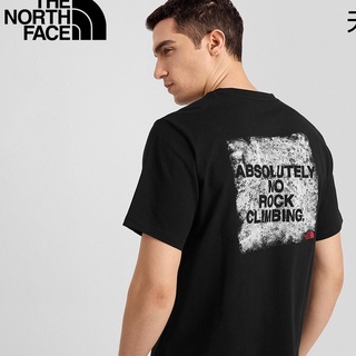 เสื้อยืดแขนสั้น ผ้าฝ้าย พิมพ์ลาย TheNorthFaceUE North สําหรับผู้ชายS-5XL