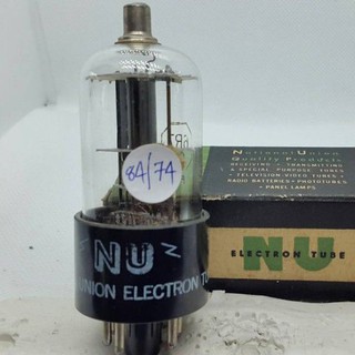 114#  6R7 GT National Union(NU) Double Diode-Triode Audio Frequency TEST