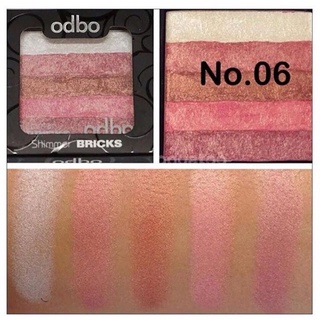 ODBO SHIMMER BRICKS 06 ขนาด 10 กรัม ของแท้100