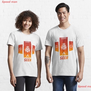 เสื้อยืดครอป เอเพ็กซ์เลเจนส์ เสื้อapex legends Apex Legend: Seer Essential T-Shirt เสื้อยืดผู้หญิง ผู้หญิงS-5XL