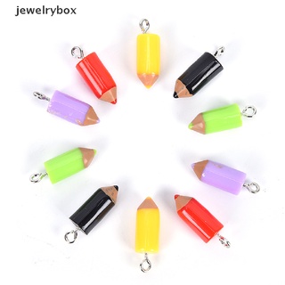 [jewelrybox] พวงกุญแจ จี้ดินสอ คละแบบ สําหรับทําเครื่องประดับ สร้อยคอ DIY 10 ชิ้น