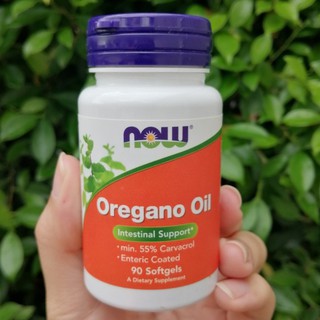 น้ำมันออริกาโนสกัด Oregano Oil 90 Softgels (Now Foods®) เสริมสร้างระบบภูมิคุ้มกันของร่างกาย ช่วยระบบหายใจ ลดการอักเสบ