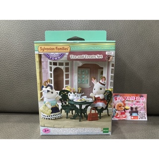 Sylvanian Tea and Treats Set มือ 1 กล่อง Eng รุ่น Town Series ซิลวาเนียน ขนม มาการอง ขนมหวาน โต๊ะ