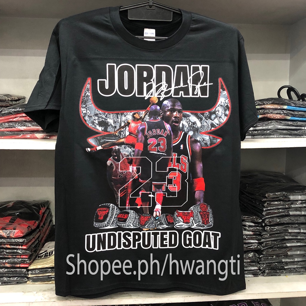 ย้อนยุคคอลูกเรือSPORTS STARเสื้อยืด MICHAEL JORDAN DTG ( B-020 )all sizeS-5XL