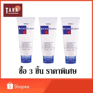 Mistine Acne Clear Facial Foam 85 g. มิสทีน แอคเน่ เคลียร์ เฟเชี่ยล โฟม ขนาด 85 กรัม 3 ชิ้น