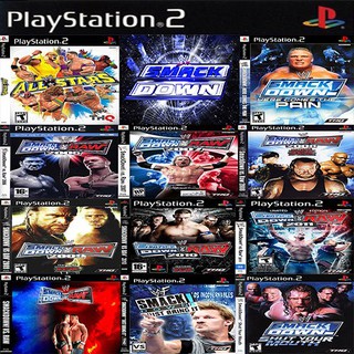 แผ่นเกมส์ (PS2) (ส่งไว) WWE SmackDown vs Raw (มวยปล้ำ)