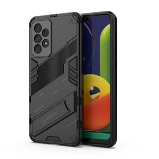 เคสโทรศัพท์มือถือแบบแข็ง กันกระแทก พร้อมขาตั้ง สไตล์พังก์ สําหรับ Samsung Galaxy A73 A53 A33 A13 4G 5G