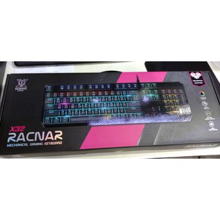 คีย์บอร์ดเกมมิ่ง NUBWO-X RACNAR MECHANICAL GAMING KEYBOARD รุ่น X32