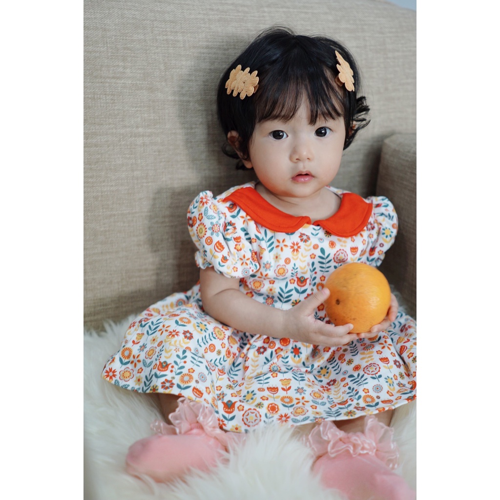 Mini flower clip 🧡😊กิ๊บติดผมดอกไม้