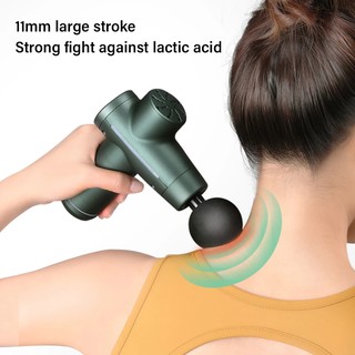 ⭐️New ถูกที่สุด⭐️ ปืนนวดกล้ามเนื้อ ปืนนวดกล้ามเนื้อไฟฟ้า Mini Massage Gun Electric Portable Fascial Muscle Massage Gun