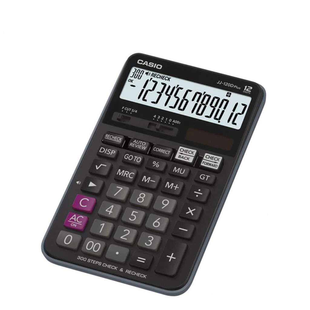 JJ-120D PLUS เครื่องคิดเลข Casio 12 หลัก ของแท้ ของใหม่ ประกันศูนย์