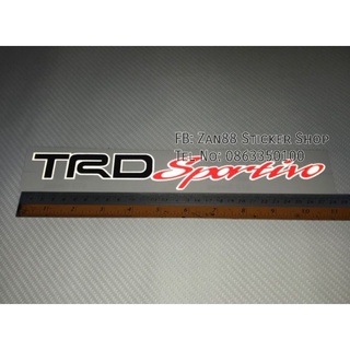 TRD sportivo สติ๊กเกอร์สะท้อนแสง 3M งานตัด อย่างดี แต่งรถ Toyota ทุกรุ่น