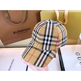 ! Burberry !ใหม่ หมวกกันแดดลําลอง แบบเต็มตัว แฟชั่นสําหรับผู้หญิง